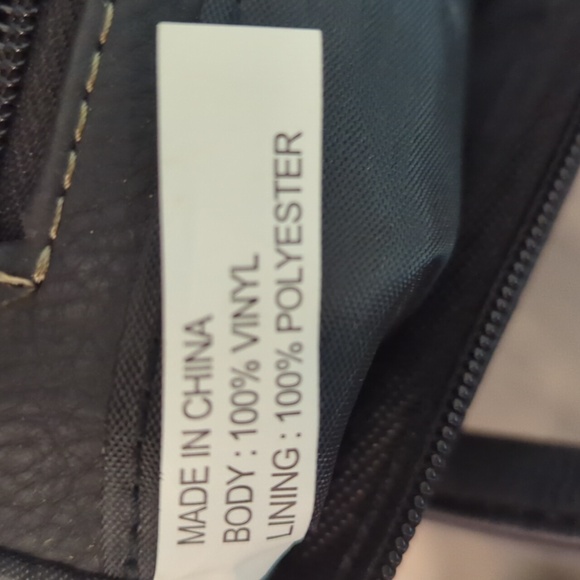 Multi Sac™ Black Handbag w/Silver Hardware Zippered Closure NWOT - Picture 7 of 15